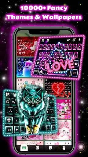 Neon Love Thema screenshot