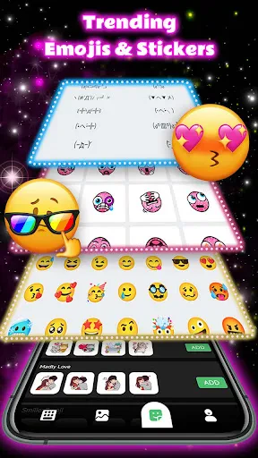 Neon Love Thema screenshot
