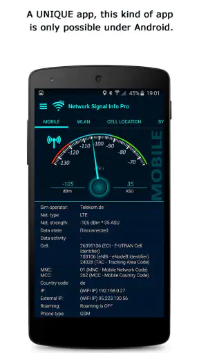 Network Signal Info Pro screenshot