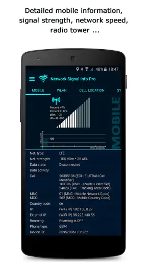 Network Signal Info Pro screenshot