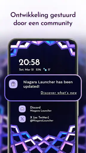 Niagara Launcher ‧ Startscherm screenshot