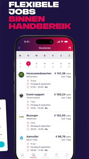 Nowjobs: Flexibele jobs screenshot