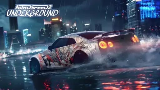 NS2 car racing game screenshot