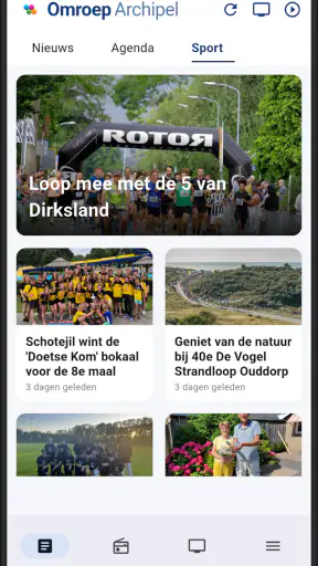 Omroep Archipel screenshot