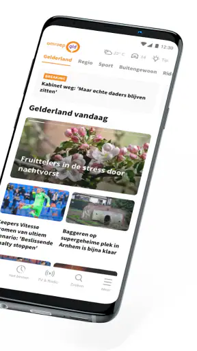 Omroep Gelderland screenshot
