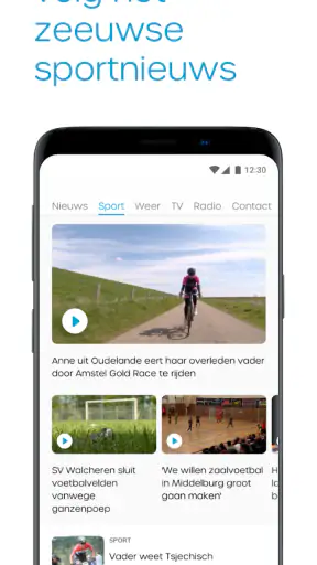 Omroep Zeeland screenshot