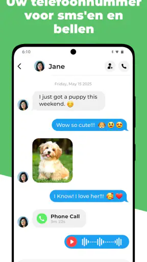 OnPhone: Tweede telefoonnummer screenshot