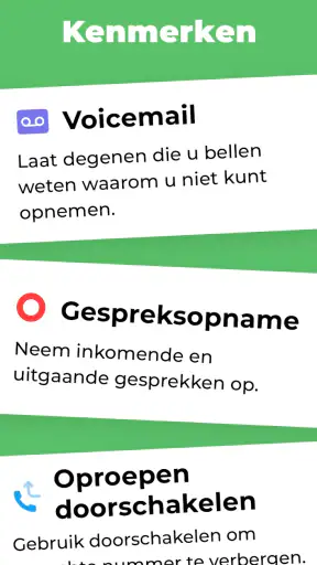 OnPhone: Tweede telefoonnummer screenshot