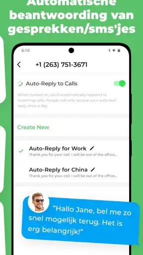 OnPhone: Tweede telefoonnummer screenshot