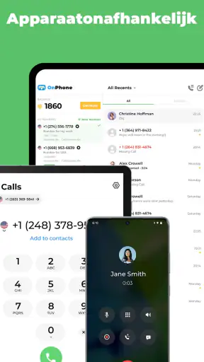 OnPhone: Tweede telefoonnummer screenshot