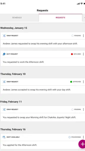 ORTEC Employee Self Service 7 screenshot