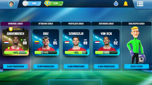 OSM 25/26 Voetbal Manager Spel screenshot