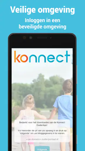 OuderApp van Konnect screenshot