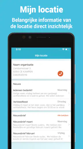 OuderApp van Konnect screenshot