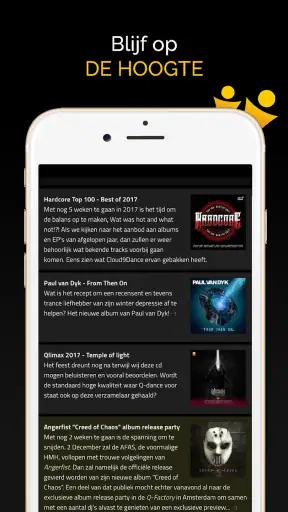 Partyflock screenshot