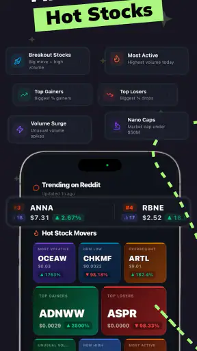 Penny Stocks AI Screener Bot screenshot