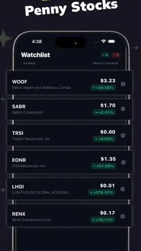 Penny Stocks AI Screener Bot screenshot