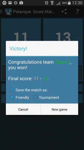Petanque: Score Marker screenshot
