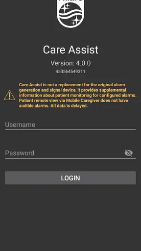 Philips Care Assist screenshot