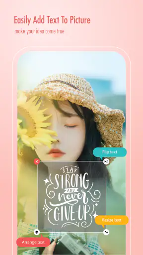 Pic Text Editor-Text on Photo screenshot