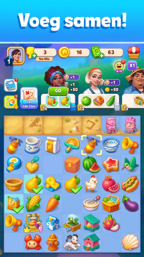 Pines Peak: Samenvoegen spel screenshot