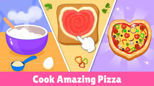 Pizza maker Kids Cooking games screenshot