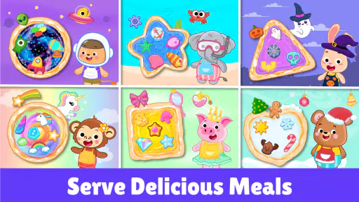 Pizza maker Kids Cooking games screenshot