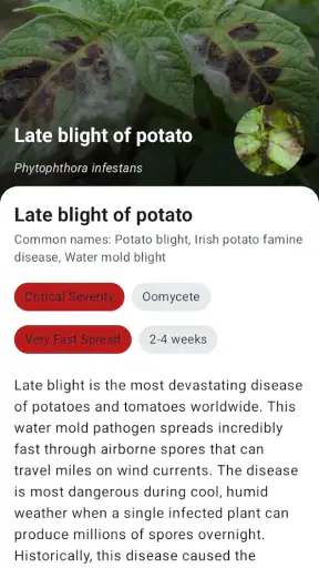 Plantenziekte screenshot