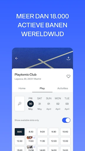 Playtomic - Speel padel screenshot