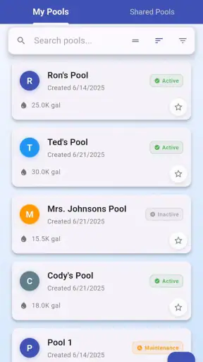 Pool Chemical Calculator screenshot