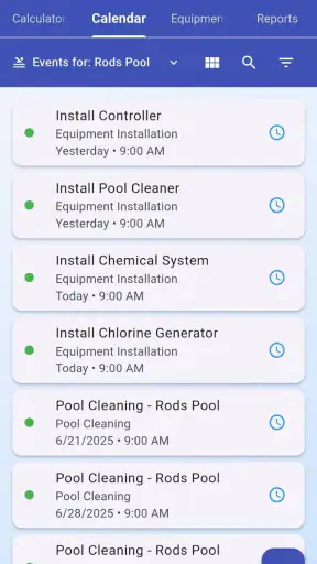 Pool Chemical Calculator screenshot