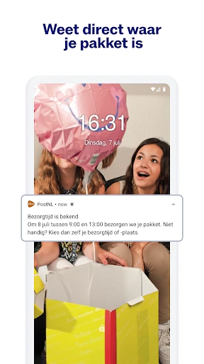 PostNL screenshot
