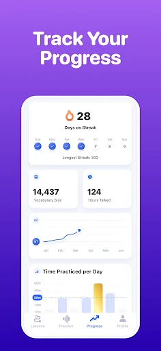 Praktika – AI Language Tutor screenshot