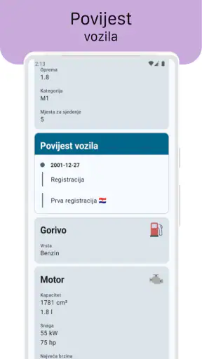 Provjera Vozila screenshot
