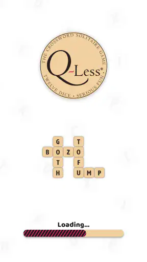 Q-Less Crossword Solitaire screenshot