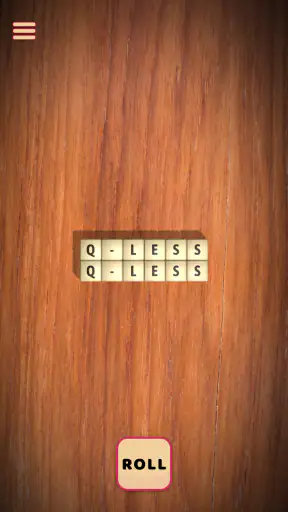 Q-Less Crossword Solitaire screenshot