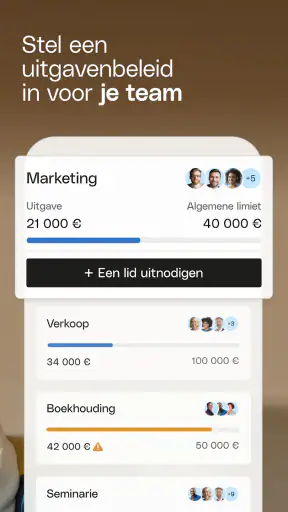 Qonto: Zakelijke Financiën app screenshot