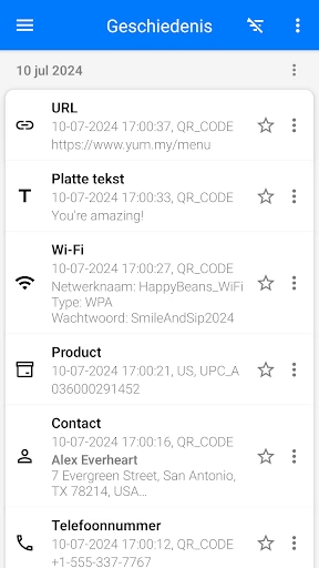 QR & Barcodescanner screenshot
