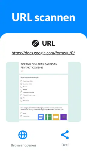 QR-codescanner, Barcodescanner screenshot