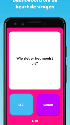 Quiz spel voor koppels screenshot