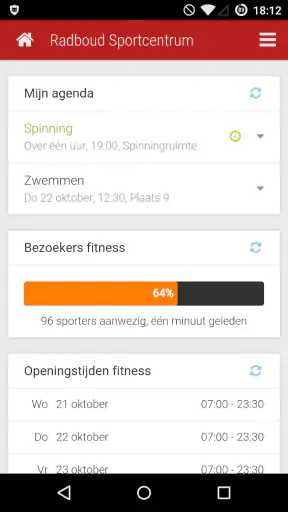 Radboud Sport & Cultuur screenshot