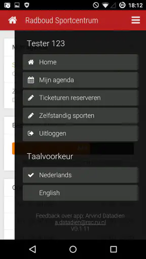 Radboud Sport & Cultuur screenshot