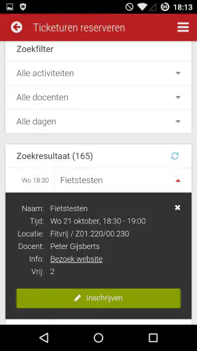 Radboud Sport & Cultuur screenshot