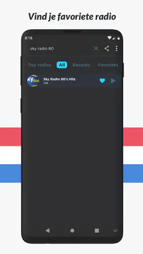 Radio Nederland: Radio FM app screenshot