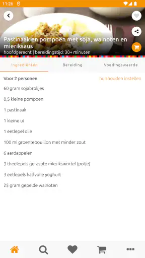 Receptenapp Slim Koken screenshot
