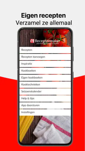 Receptenmaker – jouw kookboek screenshot