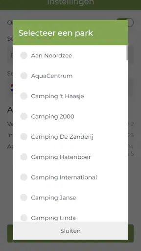 Recreatie App screenshot