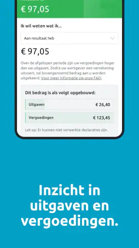 Reisbalans screenshot