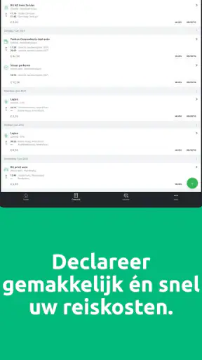 Reisbalans screenshot