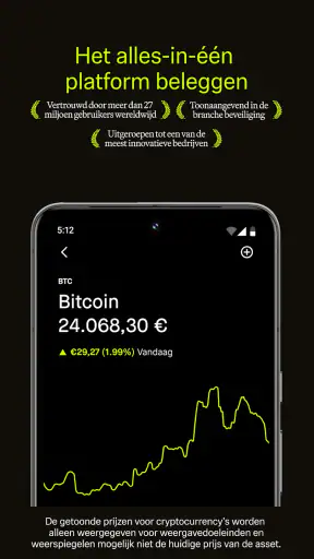 Robinhood: Crypto, 5% euros screenshot
